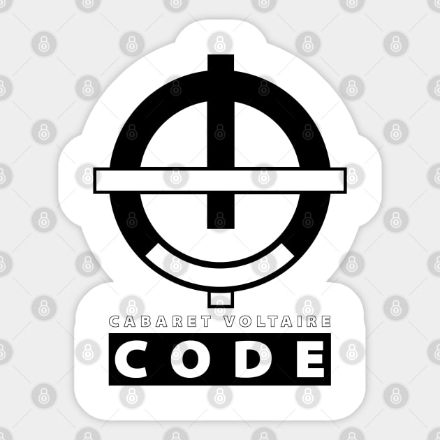 Cabaret Voltaire - Code Symbol. Sticker by OriginalDarkPoetry